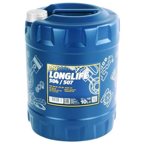 10 L MANNOL SAE 5W-30 Longlife Motoröl für 42,21€ (statt 48€)