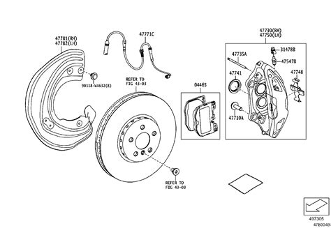 04465 WAA01 Pad Kit Disc Brake Front Toyota YoshiParts