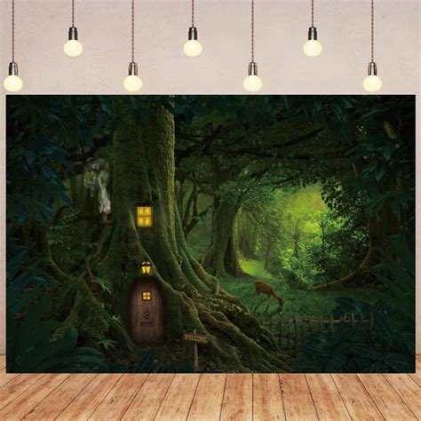 Amazon Leyiyi 7x5ft Enchanted Forest Themed Photography