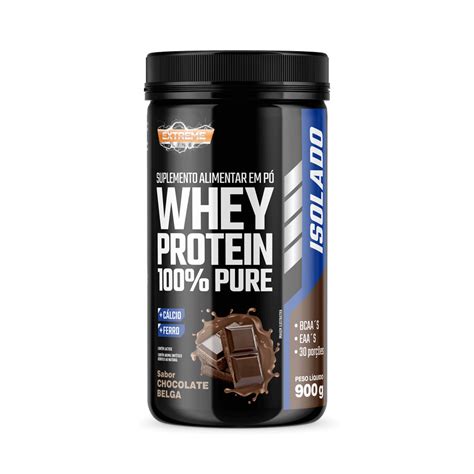 Whey Protein 100 Pure Isolado Sabor Chocolate Belga Sinérgika