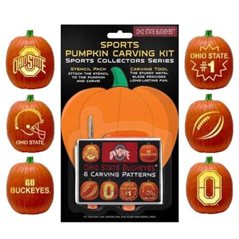 Ohio State Buckeyes Pumpkin Carving Kit - Fanatics.com