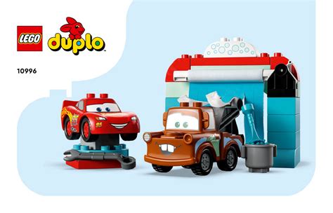 Instrukcja Lego set 10996 Duplo Zygzak McQueen i Złomek myjnia