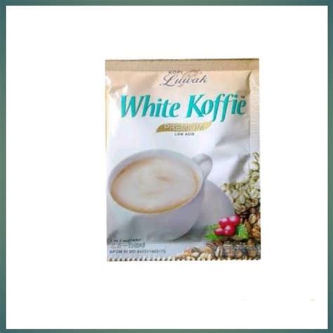 Kopi Luwak White Koffie Original Sachet Gr Shopee Philippines