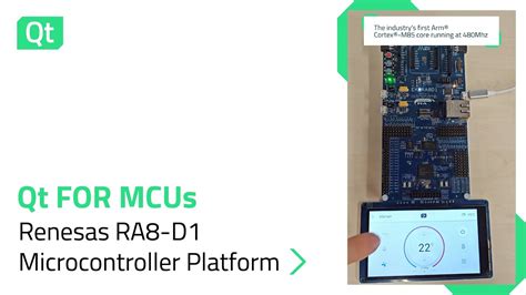 Qt For MCUs On Renesas RA8 D1 Microcontroller Platform YouTube