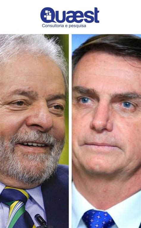 Quaest Lula X Bolsonaro Que Diminui Rejei O Opini Es