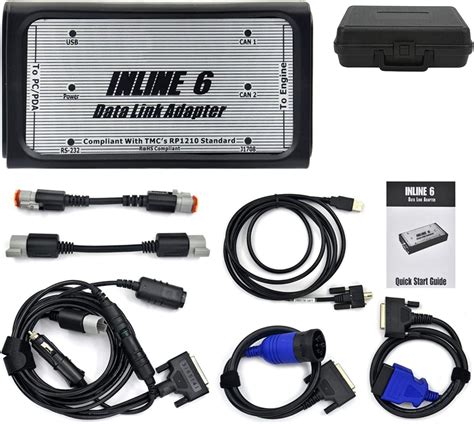 EBTOOLS LKW Diagnosescanner Data Link Adapter Kit für Inline 6 Data