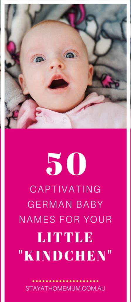 50 Captivating German Baby Names For Your Little "Kindchen"