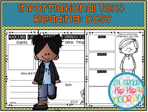 1st Grade Hip Hip Hooray!: Reading: Informational Text Assessment ...