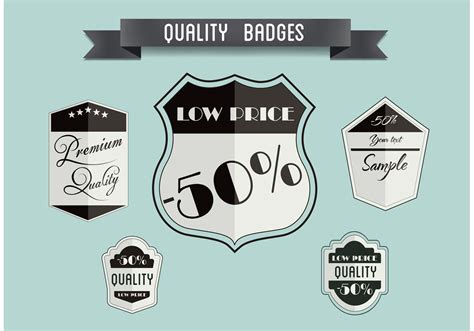 Free Vector Badge Set 83530 Vector Art at Vecteezy