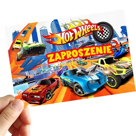 Zaproszenia Na Urodziny Hot Wheels Niska Cena Na Allegro Pl