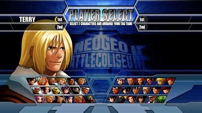 Neogeo Battle Coliseum Images Launchbox Games Database