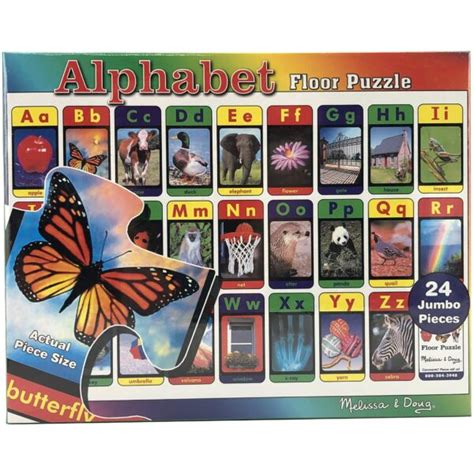 Melissa Doug Piece Alphabet Floor Puzzle Canadawide Liquidations