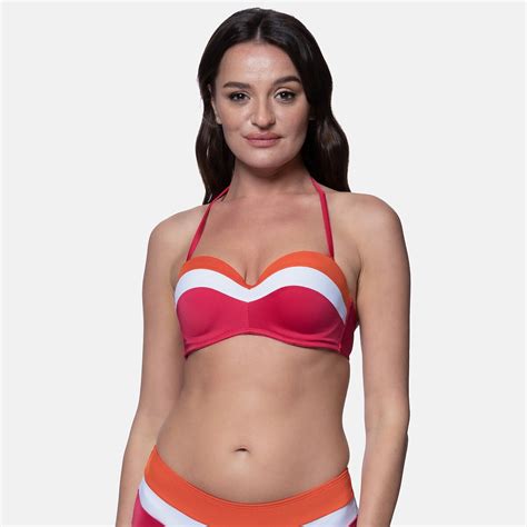 Top Bikini A Fascia Imbottito Lawaki Arancione Dorina La Redoute