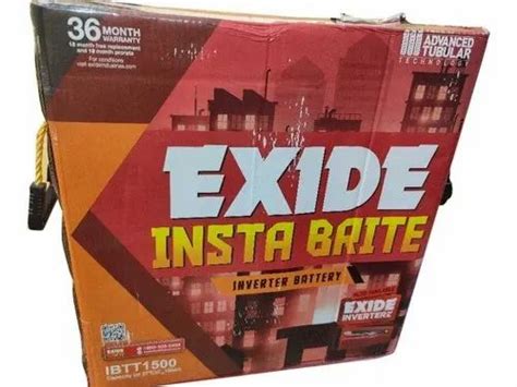 Exide IBTT1500 Insta Brite Inverter Battery 150 Ah At Rs 11500 In Chennai