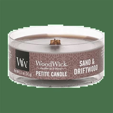 SAND DRIFTWOOD CANDLE WOODWICK SUNDORA In BD