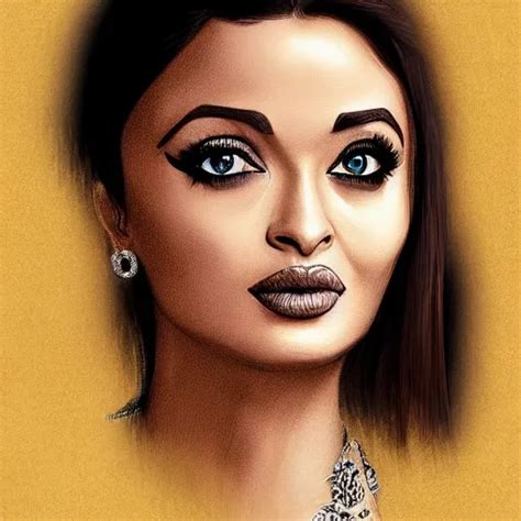 Moirane Damodred As Aishwarya Rai Digital Painting Stable Diffusion