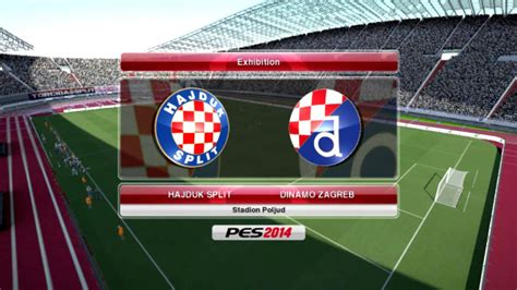 PES 2014 HAJDUK SPLIT DINAMO ZAGREB YouTube