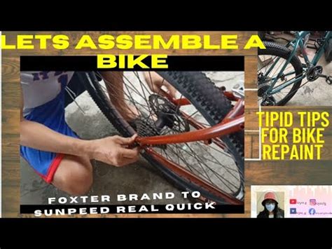 PAANO MAG ASSEMBLE NG BIKE HOW TO ASSEMBLE BIKE PROJECT REPAINT