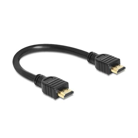 Delock 83352 C Ble Hdmi Vers M Le Hdmi Vers M Le 4k 25 Cm Leroy Merlin