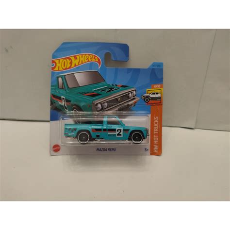 MAZDA REPU GREEN N2 4 10 HOT TRUCKS 1 64 HOT WHEELS BCN STOCK CARS