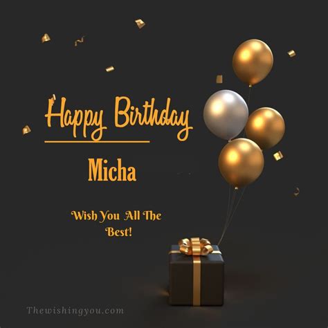 100+ HD Happy Birthday Micha Cake Images And Shayari