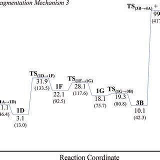 Potential Energy Surface For The Fragmentation Of The Protonated