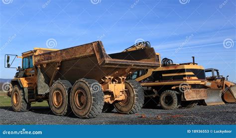 Construction Trucks Stock Photos - Image: 18936553