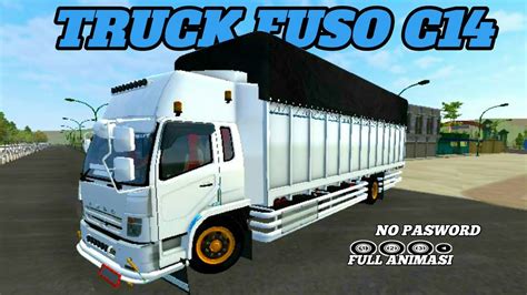 Rillis Mod Bussid Truck Fuso C Terbaru Spesial Anniversary Full Anim