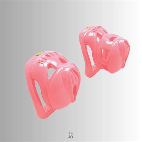 Pink Pussy Chastity Cage Flat Style Sissy Design