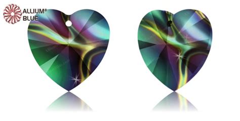 【スワロフスキー6228】36粒 Xilion Heart ペンダント 18x175mm クリスタル レインボー ダ ビジュー・クリスタル Alliumbluejp 通販｜creema