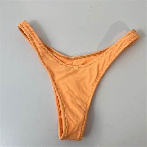 Swim Orange Bikini Bottoms Cheeky Poshmark