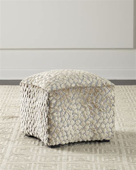 John Richard Collection Curved Ottoman Neiman Marcus