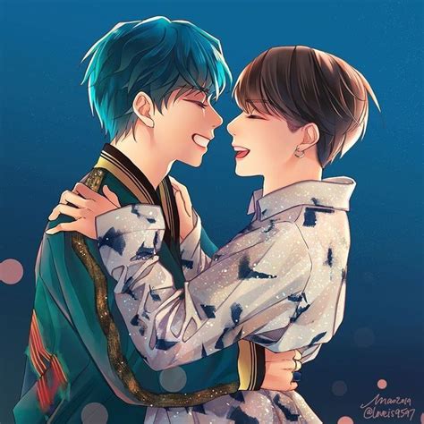 Sleepless Love For Bts Ships Vkook Fanart Taekook Bts Fanart