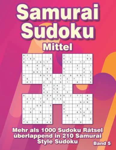 Samurai Sudoku Mittel Sudoku R Tselheft Mit X Sudoku In