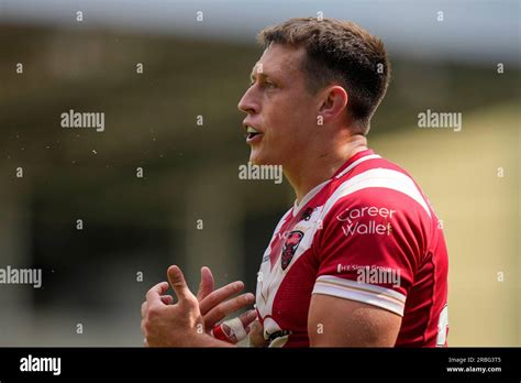 Deon Cross 28 Of Salford Red Devils During The Betfred Super League