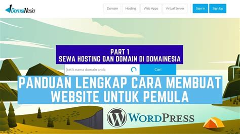 Panduan Lengkap Cara Membuat Website Untuk Pemula Part 1 Sewa Hosting