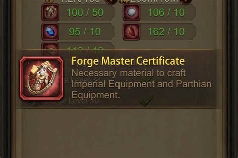 How To Get Forge Master Certificate Evony The Kings Return Guide Wiki