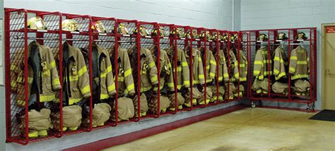 Turnout Gear Storage For Fire Departments Fire Apparatus Fire Trucks