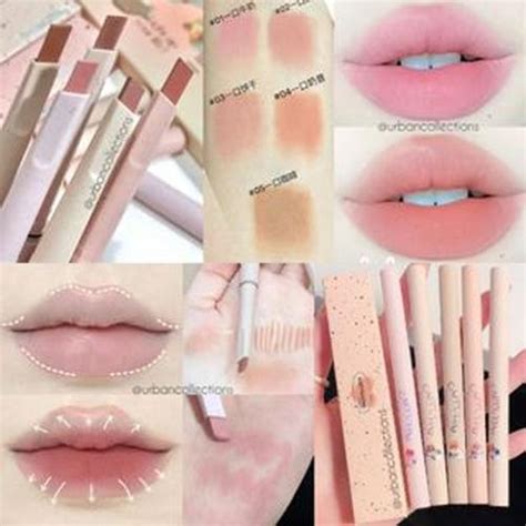 Jual Cappuvini Pencil Lip Liner Pencil Matte Lipstick Nude Color Lipstick Biscuit Jakarta