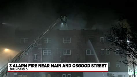 Crews Battle Three Alarm Fire On Main Street In Springfield Youtube