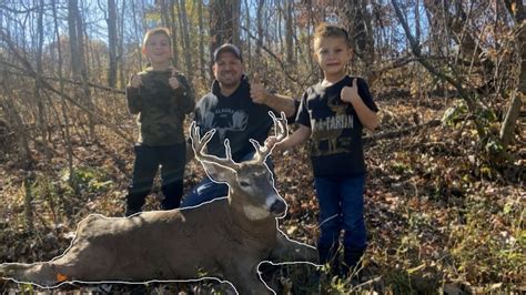 6 Year Old First Deer Buck With Dad And Brother Youtube