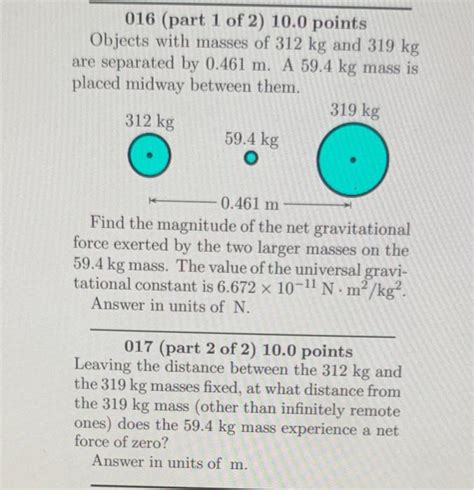 Solved Part Of Points Objects With Masse