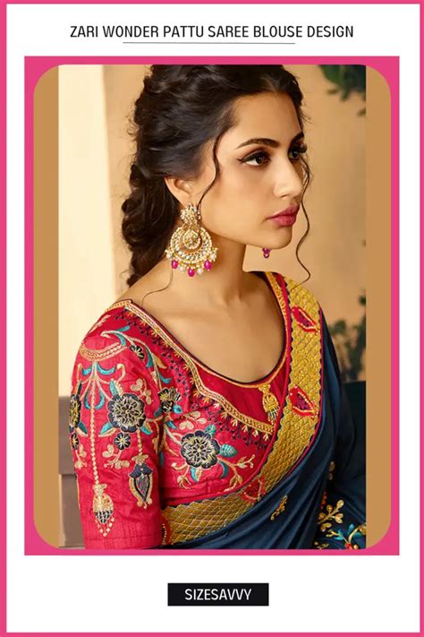 10 Latest Pattu Saree Blouse Designs And Patterns Ideas 2024 Sizesavvy