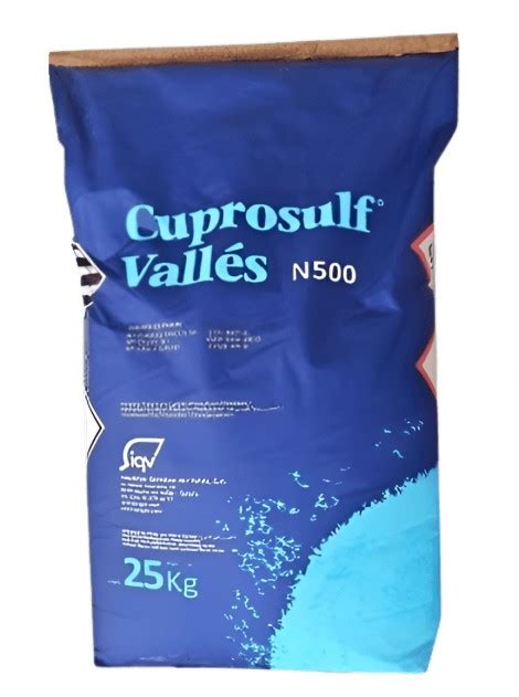 CUPROSULF VALLES N500 ΘΕΙΙΚΟΣ ΧΑΛΚΟΣ ΣΚΟΝΗ 25 KG geoponiki