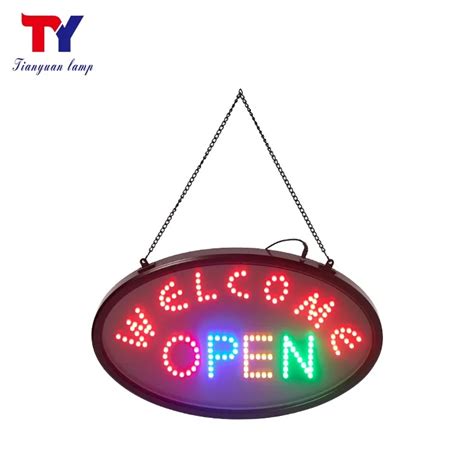 Flashing Led Blinking Waterproof Open Welcome Sign - Buy Led Sign,Led ...