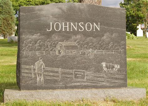 Cemetery Memorial & Family Gravestone Personalized Family Etched ...