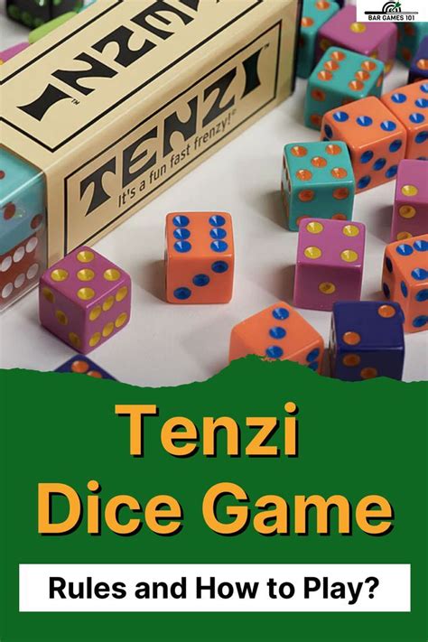 Tenzi Dice Game Rules And How To Play Bar Games 101 Bar Games Dice Games Dice Game Rules