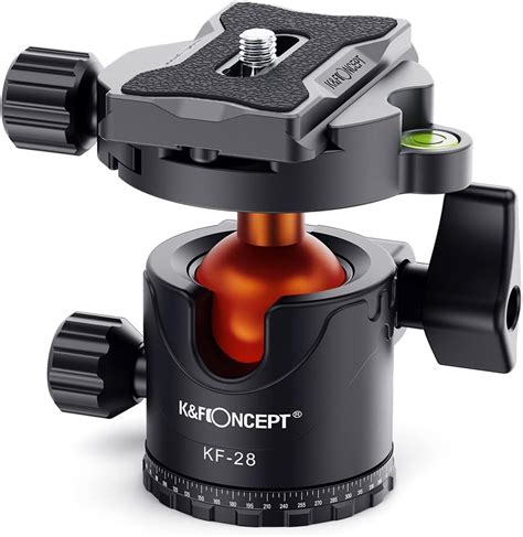 K F Concept Rotule Ball Tête vis 3 8 en Aluminium Ball Head Adaptateur