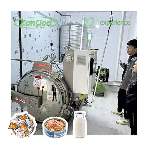 Water Spray Autoclave Retort Sterilizer For Glass Bottle Food Canned