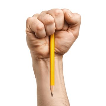 Raised Fist Holding A Pencil Diversity Activism Raised Png